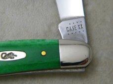 Case XX USA 2021 Brilliant Green Bone Muskrat Knife NIB