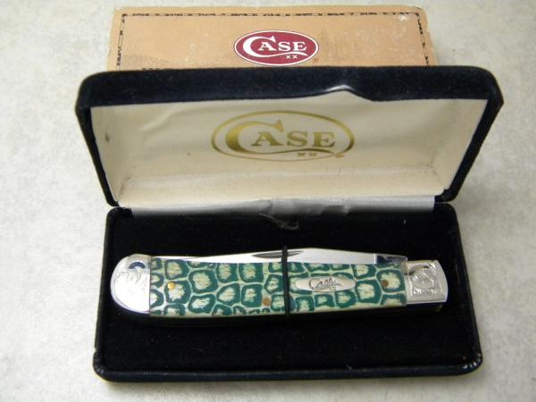 Case XX USA 2007 Gator Back 6254 Bone Trapper Knife NIB