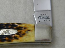 Case XX USA 2002 6175 Bone One Blade Stockman Knife
