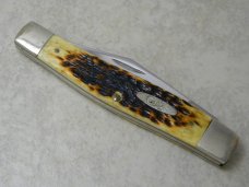 Case XX USA 2002 6175 Bone One Blade Stockman Knife