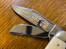 Fight'n Rooster Frank Buster Celebrated Cutlery 1985 Limited Ed 3-Blade Stockman Folding Knife SN#34