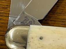 Fight'n Rooster Frank Buster Celebrated Cutlery 1985 Limited Ed 3-Blade Stockman Folding Knife SN#34