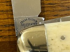 Fight'n Rooster Frank Buster Celebrated Cutlery 1985 Limited Ed 3-Blade Stockman Folding Knife SN#34
