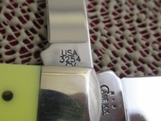 Case XX 2003 Yellow Delrin Trapper Pattern # 3254 CV