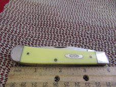 Case XX 2003 Yellow Delrin Trapper Pattern # 3254 CV