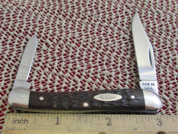 Case XX 1972 Brown Bone Mini Copperhead Pattern # 62109X Case XX 1972 Brown Bone Mini Copperhead Pattern # 62109X