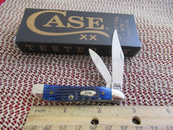 Case XX 2000 Blue Bone Peanut Pattern # 6220 SS Case XX 2000 Blue Bone Peanut Pattern # 6220 SS