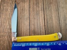 Boker Slimline Farmers Trapper Smooth Yellow Bone Solingen Germany