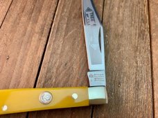 Boker Slimline Farmers Trapper Smooth Yellow Bone Solingen Germany