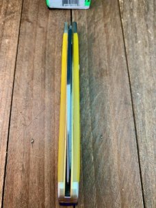 Boker Slimline Farmers Trapper Smooth Yellow Bone Solingen Germany