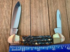 Boker Tree Brand Canoe Brown Jigged Bone Solingen Germany