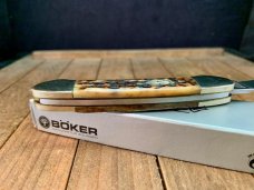 Boker Tree Brand Canoe Brown Jigged Bone Solingen Germany