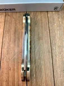 Boker Tree Brand Canoe Brown Jigged Bone Solingen Germany