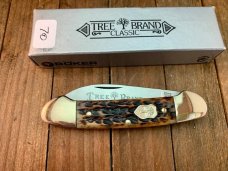 Boker Tree Brand Canoe Brown Jigged Bone Solingen Germany