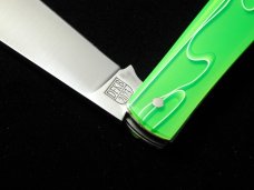 Titusville Cutlery 2024 Portal Fluid Acrylic Big Easy Cotton Knife Rare 1 of 60 COA USA Made