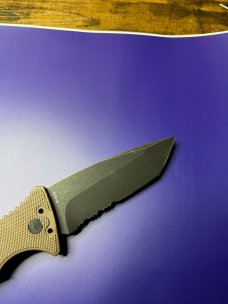 Boker Plus Strike Tanto Automatic Coyote Brown
