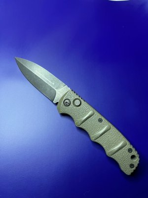 Boker Kalashnikov Dagger Automatic Knife OD Green