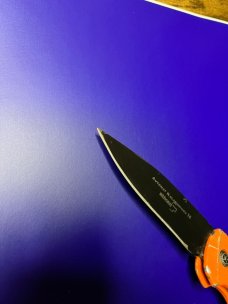 Boker Kalashnikov Dagger Automatic Knife Orange