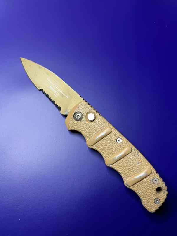 Boker Kalashnikov Dagger Automatic Knife Tan