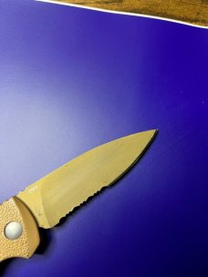 Boker Kalashnikov Dagger Automatic Knife Tan