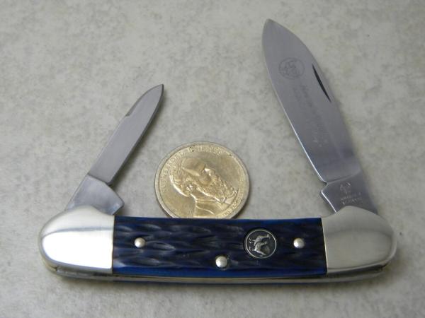 Hen and Rooster Bertram Cutlery 352CB Germany Bone Canoe Knife Hen and Rooster Bertram Cutlery 352CB Germany Bone Canoe Knife