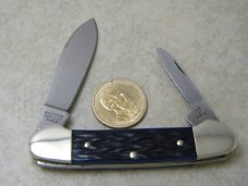 Hen and Rooster Bertram Cutlery 352CB Germany Bone Canoe Knife
