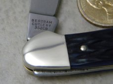 Hen and Rooster Bertram Cutlery 352CB Germany Bone Canoe Knife