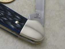 Hen and Rooster Bertram Cutlery 352CB Germany Bone Canoe Knife