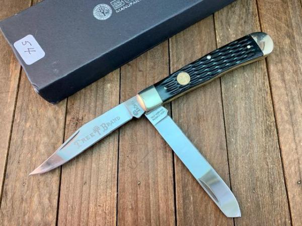 Boker Trapper Black Jigged Bone Assembled in Germany