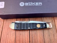 Boker Trapper Black Jigged Bone Assembled in Germany