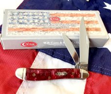 2019 Case xx Peanut (MDL# 10220 SS) & Burgendy Krinite Handles -NOS in M/NM Condition