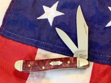 2019 Case xx Peanut (MDL# 10220 SS) & Burgendy Krinite Handles -NOS in M/NM Condition