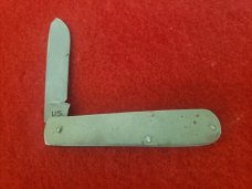 Rare "US" Marked Challenge Cutlery Co - Stainless Steel - Swell End Jack Knife - 1905-1928