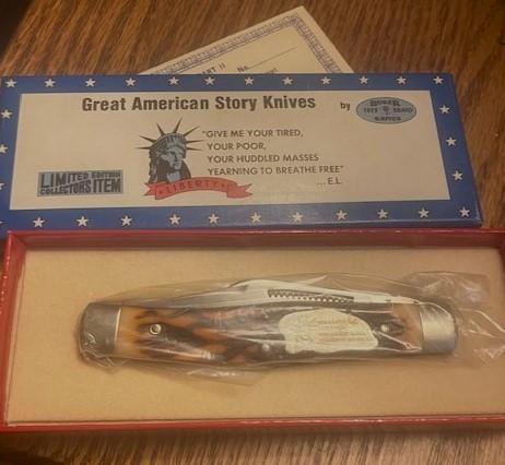 BOKER LIBERTY LARGE STOCKMAN MINT IN BOX BOKER LIBERTY LARGE STOCKMAN MINT IN BOX