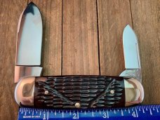 Union Razor Co Elephant Toe Nail by Canal Street Brown Worm Grove Bone 1 of 500 