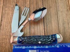 Case Hobo Knife Official BSA Navy Blue Jigged Bone 2013