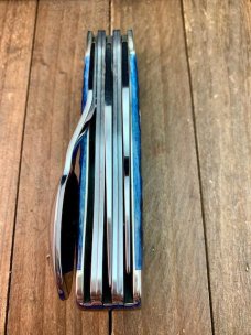 Case Hobo Knife Official BSA Navy Blue Jigged Bone 2013