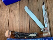 Case Banana Trapper Case Collector’s Club Knife 1982 Brown Jigged Bone Saber Ground Main