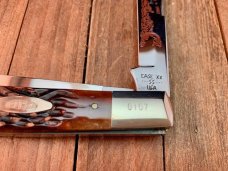 Case Banana Trapper Case Collector’s Club Knife 1982 Brown Jigged Bone Saber Ground Main
