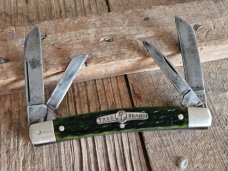 H. Boker & Co "Tree Brand" - Full Sized Green Bone Congress - 1950's Solingen