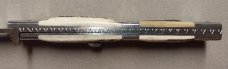 13" Double Eagle Picklock Switchblade with Stag handles.