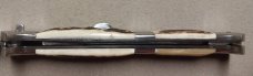 13" Double Eagle Picklock Switchblade with Stag handles.
