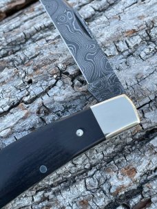 TUNA VALLEY **r GABOON EBONY RAINDROP DAMASCUS PHOENIX JACK 