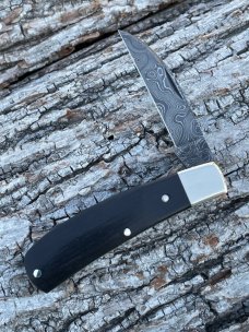 TUNA VALLEY **r GABOON EBONY RAINDROP DAMASCUS PHOENIX JACK 