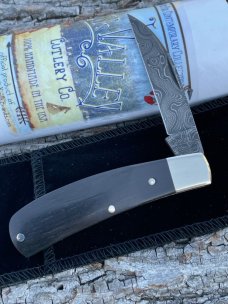 TUNA VALLEY **r GABOON EBONY RAINDROP DAMASCUS PHOENIX JACK 