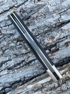 TUNA VALLEY **r GABOON EBONY RAINDROP DAMASCUS PHOENIX JACK 