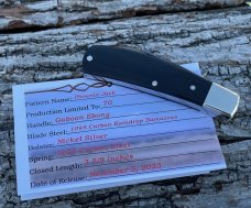 TUNA VALLEY **r GABOON EBONY RAINDROP DAMASCUS PHOENIX JACK 