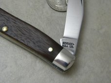 Schrade+ USA Wood Bird Gut Hook Muskrat Knife 