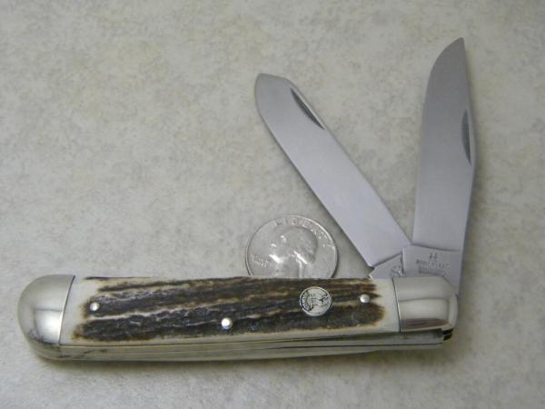 Robt Klaas Kissing Crane Germany 191 Stag Trapper Knife