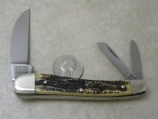 Bulldog Brand Solingen Germany Stag Wharncliff Whittler Knife